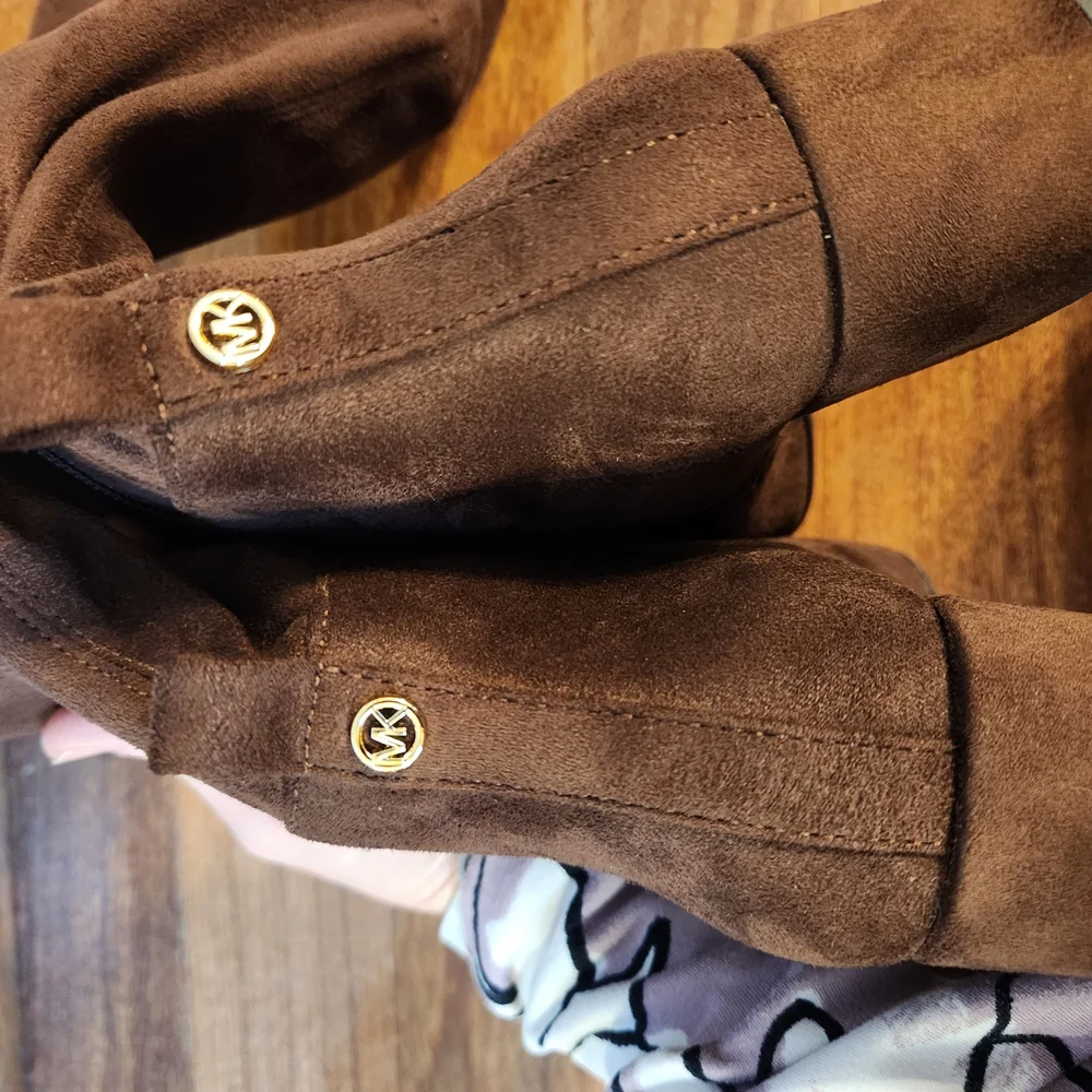 Michael Kors Dark Brown Knee Boots - Picture 3 of 5